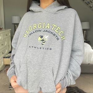vintage georgia tech hoodie